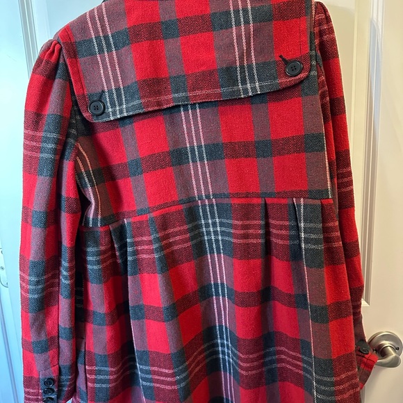 BB Dakota Red and Black Checkered Jacket - Picture 6 of 8